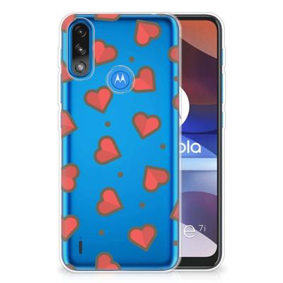 Motorola Moto E7/E7i Power | TPU bumper | Hearts