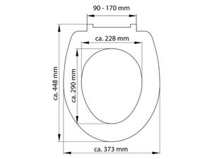 Schütte WC zitting duroplast, met soft-close-mechanisme (Wit)