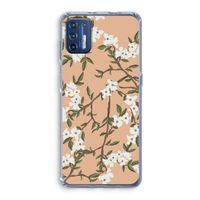 Blossoming spring: Motorola Moto G9 Plus Transparant Hoesje