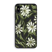 Wit bloemenpatroon: iPhone X Biologisch afbreekbaar hoesje