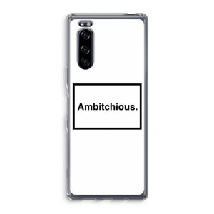Ambitchious: Sony Xperia 5 Transparant Hoesje
