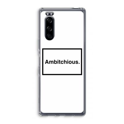 Ambitchious: Sony Xperia 5 Transparant Hoesje