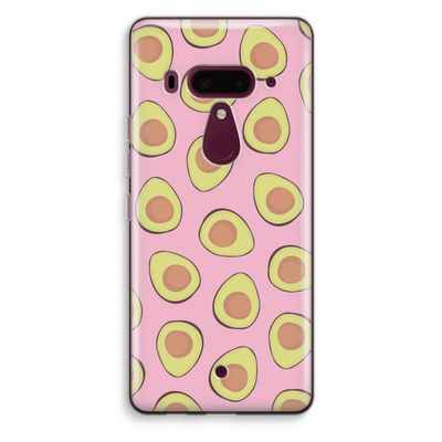 Dancing avocados: HTC U12+ Transparant Hoesje