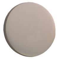 Ivana aluminium blindrozetten - Economy - rond 51 mm - F1 - BL