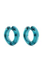 Swarovski boucles d'oreilles Lucent - Bleu