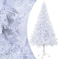 The Living Store Kerstboom Snowy Deluxe - 150 cm - LED-verlichting - USB-aansluiting - thumbnail