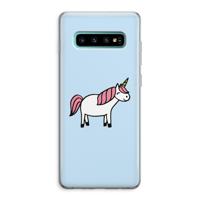 Eenhoorn: Samsung Galaxy S10 Plus Transparant Hoesje