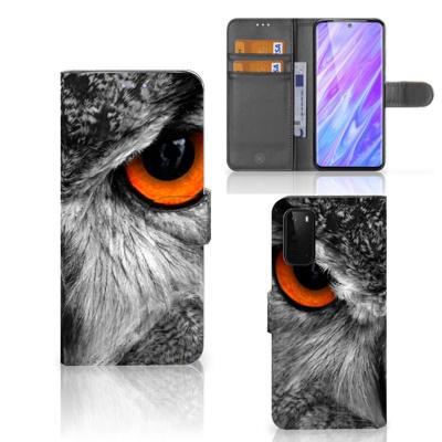 Samsung Galaxy S20 | Telefoonhoesje | Met pasjeshouder | Uil
