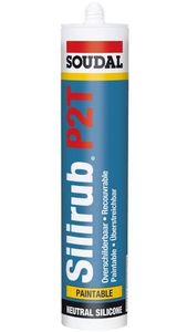 Soudal Silirub P2T | Beglazingskit | Transparant | 300 ml - 118973