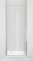 Luca Varess Nona douche draaideur 90 x 200 cm helder glas glans chroom profiel - thumbnail
