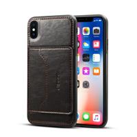 Apple iPhone XS Max | TPU Hoesje | Zwart met Pashouder