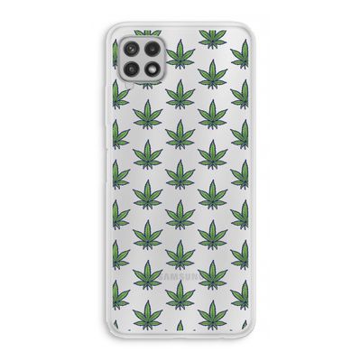 Weed: Samsung Galaxy A22 4G Transparant Hoesje