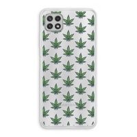 Weed: Samsung Galaxy A22 4G Transparant Hoesje