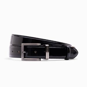 Paulo Bellini Belt Fasano Leather Lack Black