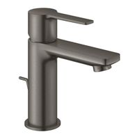 GROHE Lineare waterbesparende wastafelkraan xs-size met waste brushed hard graphite 32109AL1 - thumbnail