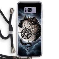 Volle maan: Samsung Galaxy S8 Transparant Hoesje met koord