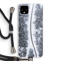 Snøfall: Pixel 4 XL Transparant Hoesje met koord
