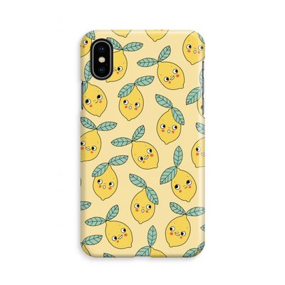 Citroenen: iPhone Xs Volledig Geprint Hoesje
