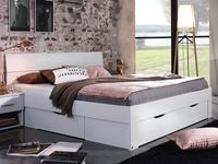 Bed FLASH 160x200 cm wit met lades - thumbnail