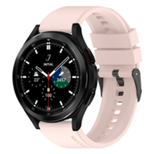 Siliconen gesp bandje - Lichtroze - Samsung Galaxy Watch 4 Classic - 42mm & 46mm