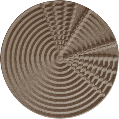 Moooi Carpets - Vloerkleed Timeframe - Dunes Midnight Low Pile -