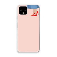 High heels: Pixel 4 Transparant Hoesje