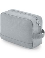 Atlantis BG277 Recycled Essentials Wash Bag - Pure-Grey - 24 x 17 x 9 cm