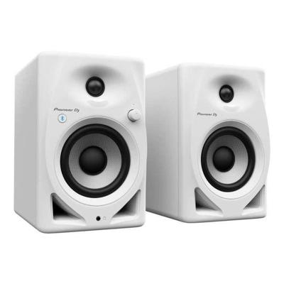 Paar Pioneer DJ DM-40D-BT-W monitoring speakers - Bluetooth - Bass Reflex - 2x19W - DJ of Productiemodus - Wit