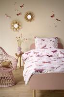Beddinghouse Beddinghouse x Hanneke de Jager Dekbedovertrek Butterfly Away - Roze 140x200 cm