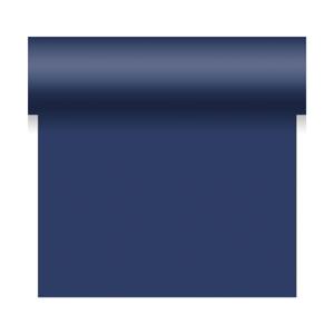 Duni tafelloper - papier - donkerblauw - 480 x 40 cm - Tafellopers   -
