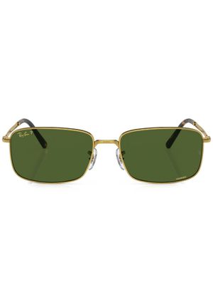 Ray-Ban lunettes de soleil à monture carrée - Or