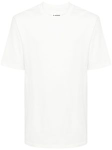 Jil Sander t-shirt en coton à logo imprimé - Tons neutres