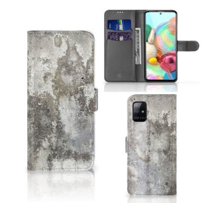 Samsung Galaxy A71 | Bookcase | Beton Print
