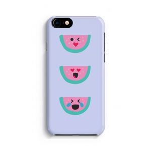 Smiley watermeloen: iPhone 8 Volledig Geprint Hoesje