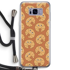 Croissant: Samsung Galaxy S8 Plus Transparant Hoesje met koord