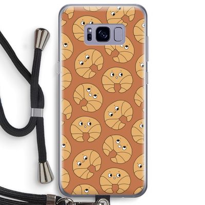 Croissant: Samsung Galaxy S8 Plus Transparant Hoesje met koord