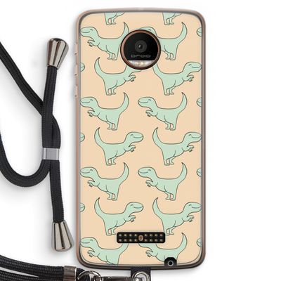 Dinos: Motorola Moto Z Force Transparant Hoesje met koord