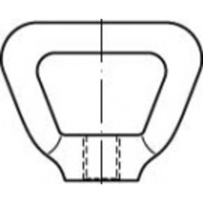 TOOLCRAFT TO-9985209 Kooimoeren M22 80704 Messing 5 stuk(s)