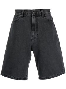 Carhartt WIP short en jean à logo - Noir