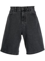 Carhartt WIP short en jean à logo - Noir - thumbnail