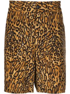 Moschino short à imprimé animalier - Tons neutres