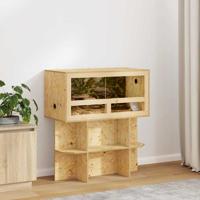 VidaXL Terrarium bruin 80 x 40 x 90 cm osb
