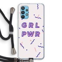 GRL PWR: Samsung Galaxy A32 4G Transparant Hoesje met koord
