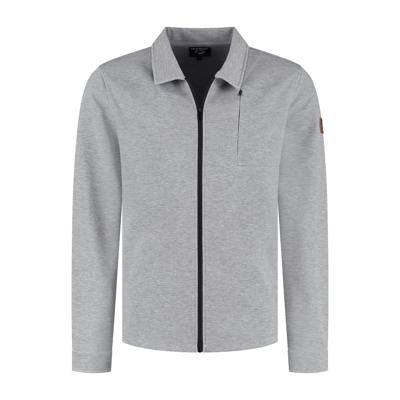 Travelin&apos; Men - Shirt collar - Grijs melange - Maat 3XL
