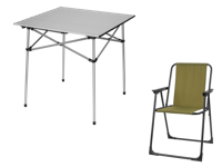 CRIVIT Campingtafel en campingstoel