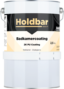 Holdbar Badkamercoating Gebroken Wit (RAL 9010) 2,5 kg