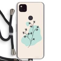 Love your petals: Pixel 4a 5G Transparant Hoesje met koord
