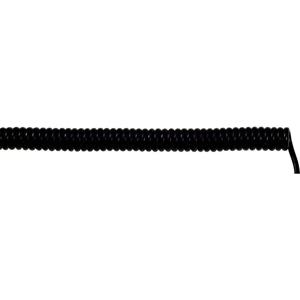 LAPP 73220209 Spiraalkabel UNITRONIC® SPIRAL 500 mm / 2000 mm 3 x 0.14 mm² Zwart 5 stuk(s)