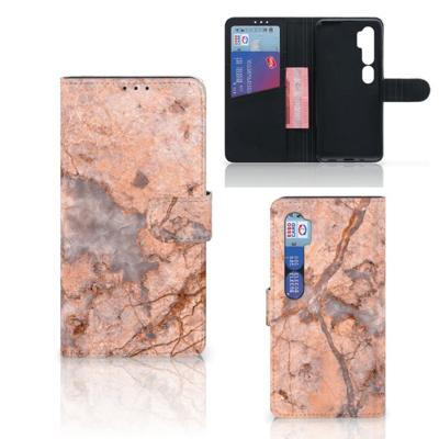 Xiaomi Mi Note 10 Pro | Bookcase | Marmer Oranje