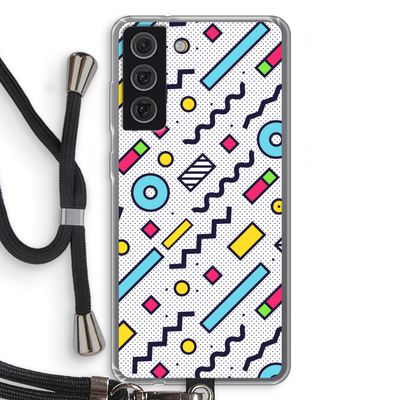 8-bit N°8: Samsung Galaxy S21 FE Transparant Hoesje met koord